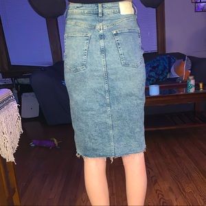 Denim Pencil skirt